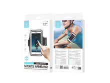 Fekete Techancy sport karpánt telefontartó átlátszó előlappal