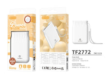 Fehér Techancy TF2772 6500 mAh power bank