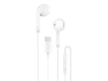 Auriculares USB-C com Fio Techancy TD8091, Som Estereo DSP, Microfone HD, Comandos, Plug and Play, Cabo 1.2m, Branco-0