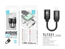 Fekete Techancy TL7331 audio adapter 3,5 mm-es csatlakozóhoz