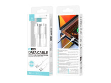 Fehér Techancy USB-C–USB-C kábel