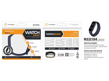 Kék Techancy szilikon szíj Xiaomi Mi Band 3/4-hez