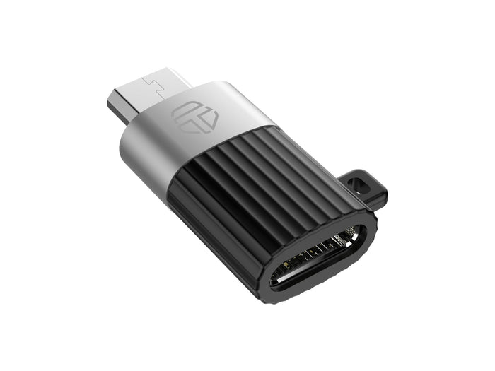 Techancy KK2103 fekete Micro USB–USB-C OTG adapter