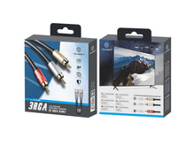 Fekete Techancy 3RCA–3RCA audiokábel