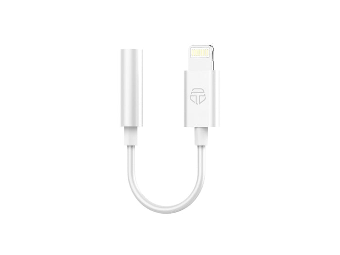 Fehér Techancy TV3759 3,5 mm audio adapter iPhone-hoz