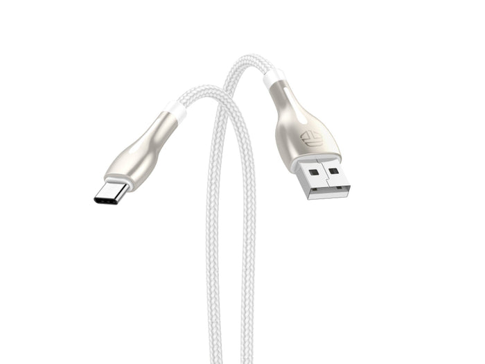 Szürke Techancy USB-A–USB-C adatkábel
