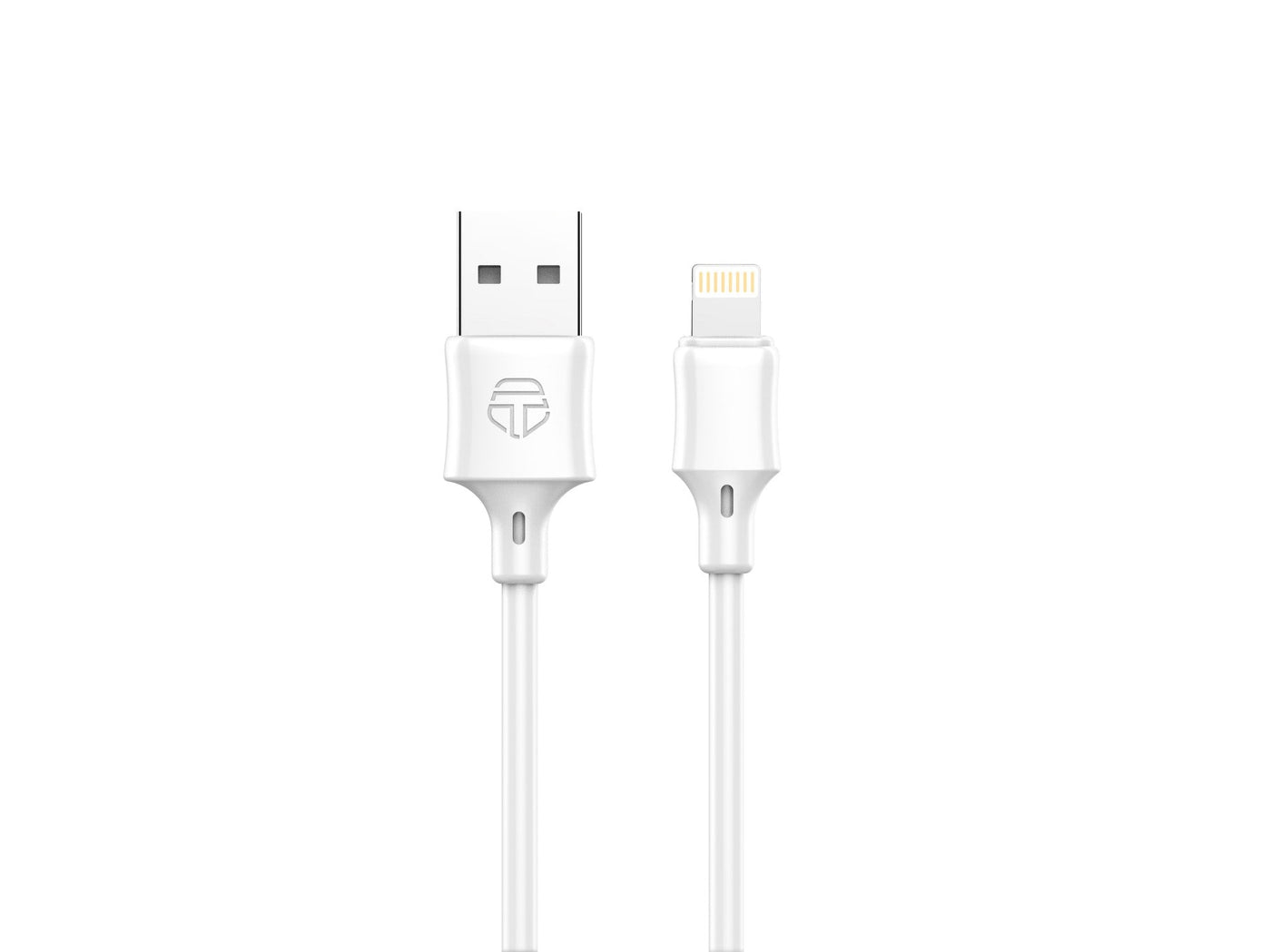 Fehér Techancy USB-A–Lightning kábel