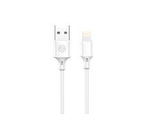 Fehér Techancy USB-A–Lightning kábel