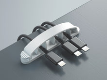 Fehér Techancy TZ6291 kábelrendező 3 darabos csomagban