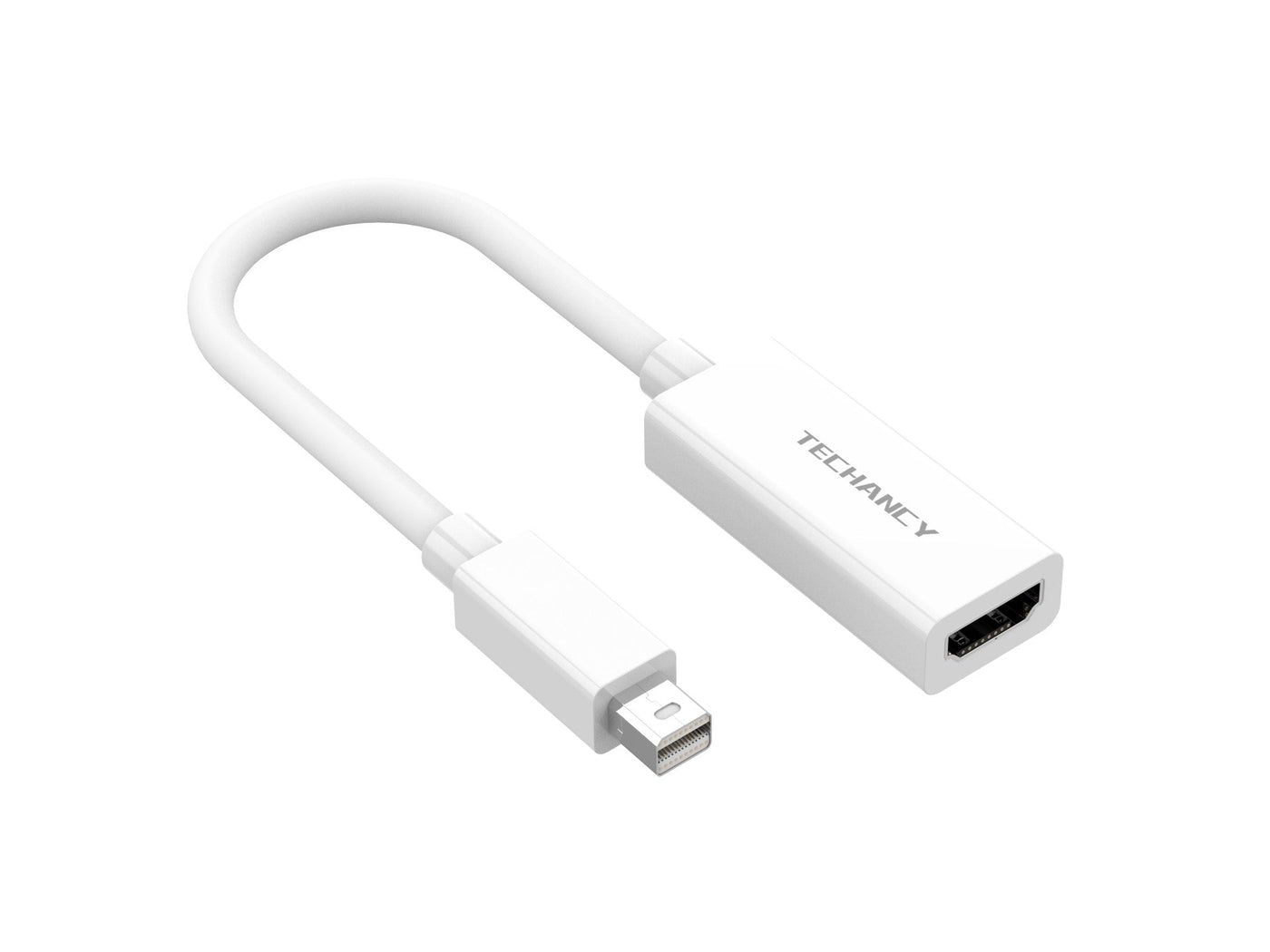 Fehér Techancy Mini DP–HDTV adapter