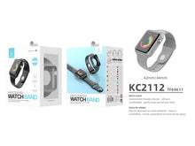Szürke Techancy KC2112 óraszíj Apple Watch 42–44 mm-hez