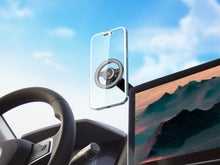 Fekete Techancy mágneses autós telefontartó