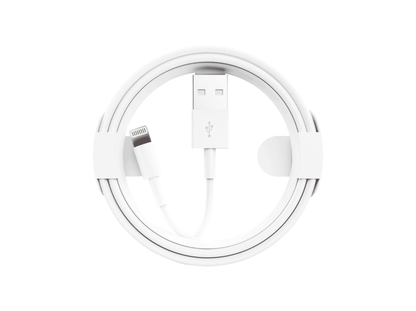 Fehér Techancy USB-A–Lightning adatkábel