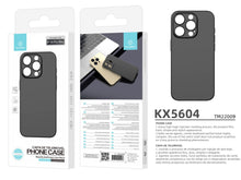 Fekete Techancy KX5604 mobiltelefon-tok iPhone 14 Pro Max készülékhez