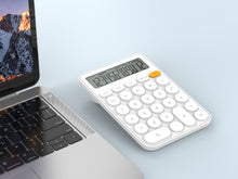 Fehér Techancy MK1165 asztali számológép 12 számjegyes LCD kijelzővel