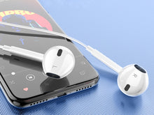 Fehér Techancy TD8034 Lightning fülhallgató mikrofonnal