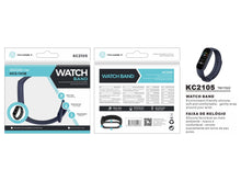 Kék Techancy KC2105 szilikon szíj Mi Band 5/6 okoskarkötőhöz