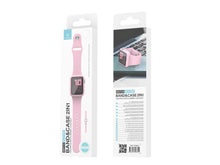 Rózsaszín Techancy szilikon óraszíj Apple Watch 40 mm-hez