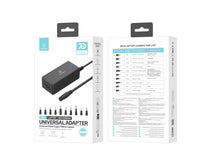 Fekete Techancy TL7344 univerzális laptop töltő