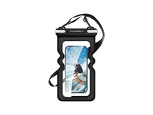 Bolsa Impermeavel Insuflavel para Telemovel Techancy TU7454, 7 Polegadas, IPX8, Ate 30m, Flutuante, Ecra Tatil, Preto-0