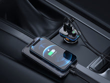 Fekete Techancy TE0868 autós Bluetooth FM-transzmitter