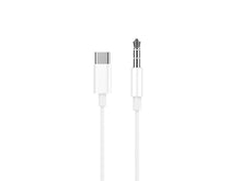 Fehér Techancy USB-C–3,5 mm audio kábel