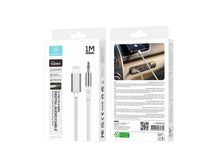 Techancy Cabo Audio Digital KQ2604 8-Pin para 3.5mm, 1M, Trancado, Compativel com Telemovel, Carro e Auscultadores, Branco-4