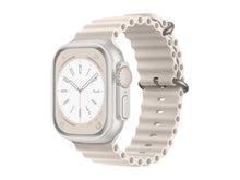 Fehér Techancy szilikon Apple Watch szíj