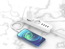 Fehér Techancy USB-A–Lightning kábel 3 m hosszban