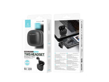 Fekete Techancy KP2709 TWS Bluetooth fülhallgató töltőtokkal