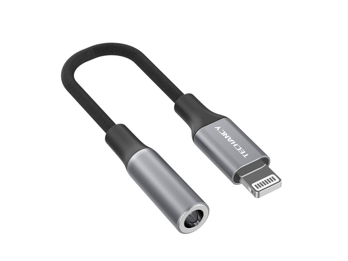 Fekete Techancy TV3755 3,5 mm-es audioadapter