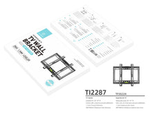 Fekete Techancy TI2287 fali TV-tartó