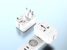 Fehér Techancy MB2500 univerzális utazóadapter