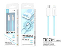 Kék Techancy USB-C–Lightning adatkábel