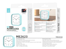 Kék Techancy ME2623 mini asztali ébresztőóra nagy számjegyekkel