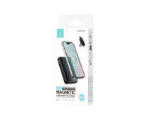 Fekete Techancy TF2786 mágneses power bank LED kijelzővel