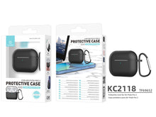 Fekete Techancy szilikon tok AirPods Pro 2-höz