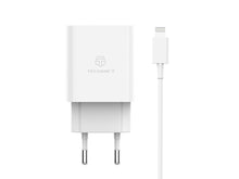 Fehér Techancy TA2814 USB-C töltő Lightning kábellel