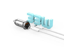Techancy TC6426 mini autós töltő USB-A és USB-C porttal