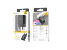 Fekete Techancy TA2771 USB-A hálózati töltő