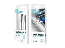 Fehér Techancy USB-A–Lightning kábel