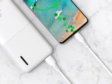 Fehér Techancy USB-A – USB-C adatkábel