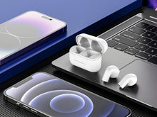 Fehér Techancy KP2713 TWS Bluetooth fülhallgató