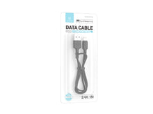 Fekete Techancy USB-A–Lightning kábel