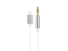 Fehér Techancy Lightning–3,5 mm audiokábel