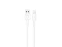 Fehér Techancy USB-A–Lightning kábel