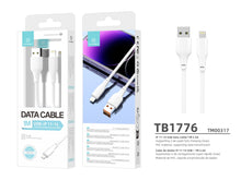 Fehér Techancy USB-A–Lightning kábel