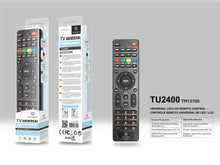 Fekete Techancy TU2400 univerzális TV távirányító