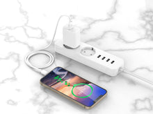 Fehér Techancy USB-A – Micro USB kábel