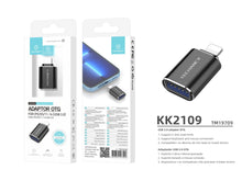 Fekete Techancy KK2109 USB 3.0 OTG adapter